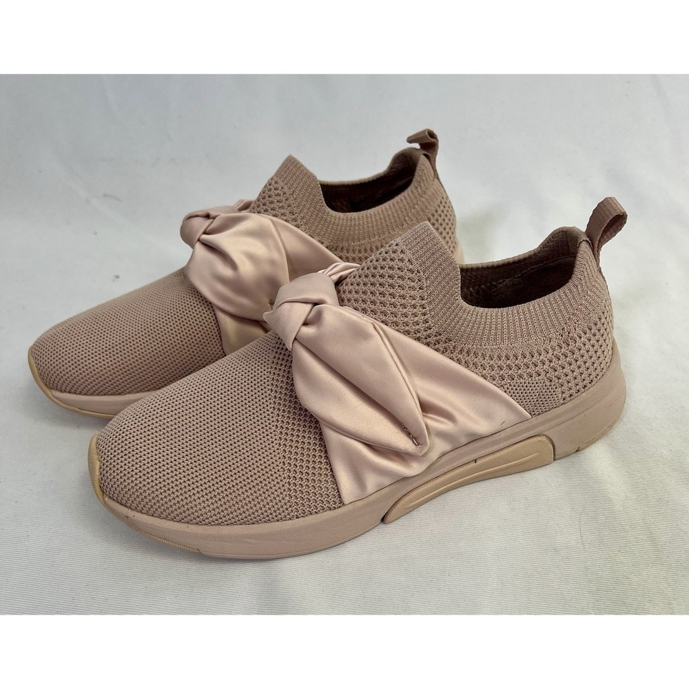 Mark Nason Modern Jogger Debbie Pink Girls Size 3 Slip On Sneakers